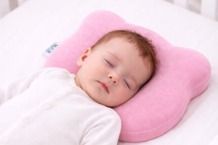 وسادة نوم الأطفال الرضع ميموري فوم من Max Comfort , لون وردى